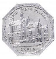 купить Германия, Нюрнберг 20 пфеннигов 1921 "BerolzHeimerianum" (трамвайный жетон)