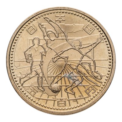 купить Япония 500 йен (yen) 2002 "Кубок Мира по футболу 2002, Азия и Океания"