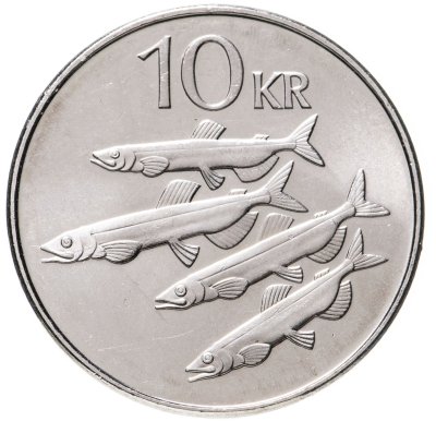 купить Исландия 10 крон (kronur) 2008