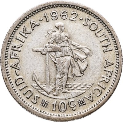 купить ЮАР 10 центов (cents) 1962