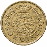 купить Дания 20 крон (kroner) 1994 (тип портрета 2)