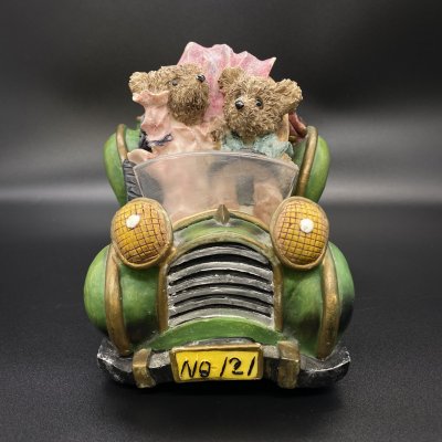 купить Копилка "Мишки-молодожены", композитный материал, роспись, Европа, 2000-2010 гг.