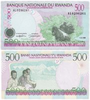 Купить Руанда 500 франков 1998 (Pick 26)