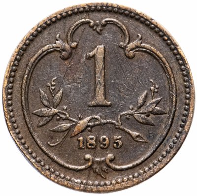 купить Австрия 1 геллер (heller) 1895