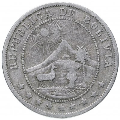 купить Боливия 10 сентаво (centavos) 1897