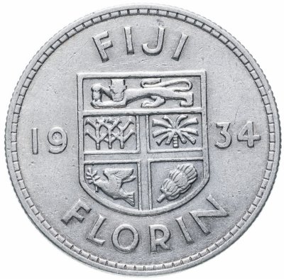 купить Фиджи 1 флорин (florin) 1934