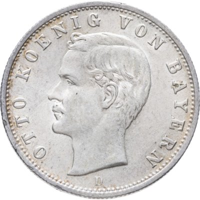 купить Германская империя (Бавария) 2 марки (mark) 1904 D