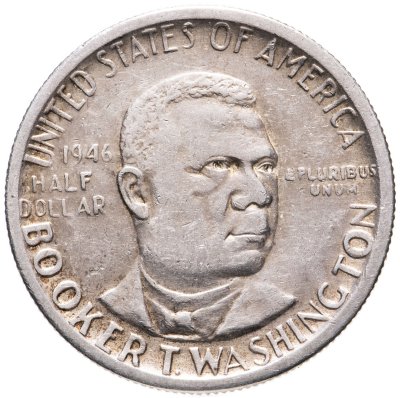 купить США 50 центов (1/2 доллара, half dollar) 1946 Букер Талиафер Вашингтон