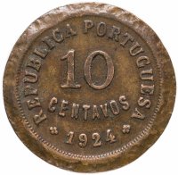 купить Португалия 10 сентаво (centavos) 1924