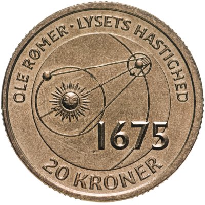 купить Дания 20 крон (kroner) 2013 "Датские ученые - Оле Кристенсен Рёмер"