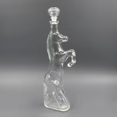 купить Декоративная бутылка в виде лошади "Wild horse", Kefla-Glas GmbH & Co., стекло, Германия, 1990-2010 гг.
