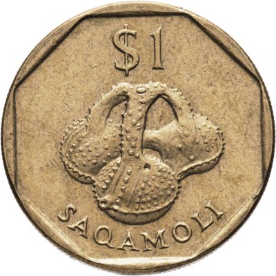 купить Фиджи 1 доллар (dollar) 1995 Сакамоли (Saqamoli)