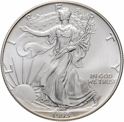 купить США 1 доллар 1993 "Шагающая свобода"