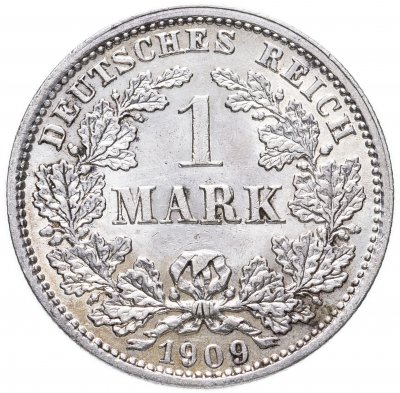 купить Германия 1 марка (mark) 1909 D знак монетного двора: "D" - Мюнхен