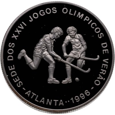 купить Сан-Томе и Принсипи 1000 добр (dobras) 1996 "XXVI летние Олимпийские Игры, Атланта 1996 - Хоккей на траве"