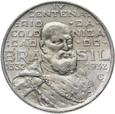 купить Бразилия 2000 реалов (рейс, reis) 1932 "400 лет колонизации Бразилии"