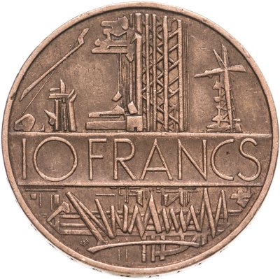 купить Франция 10 франков (francs) 1974-1987, случайный год