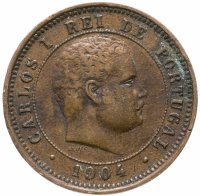 купить Португалия 5 рейс (reis) 1904