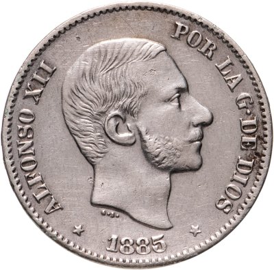купить Филиппины (колония Испании) 50 сентимо (centimos) 1885