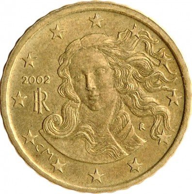 купить Италия 10 евро центов (euro cent) 2002-2007, случайная дата