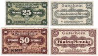 Купить Германия (Силезия: Бельшовице) набор из 2-х нотгельдов 1917