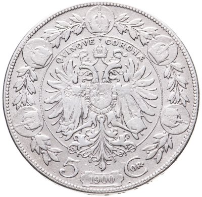 купить Австрия 5 крон (corona) 1900