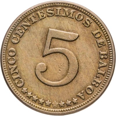 купить Панама 5 сентесимо (centesimos) 1929