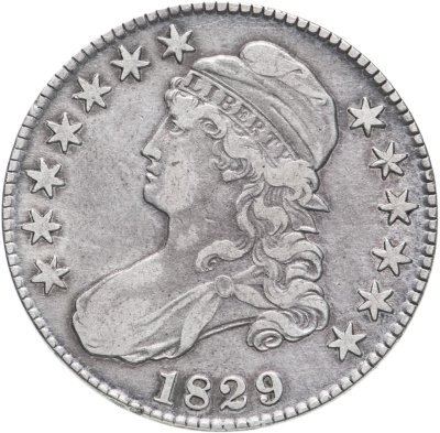 купить США 50 центов (cents) 1829 Capped Bust Half Dollar