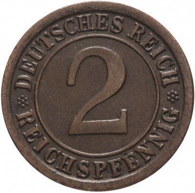 купить Германия 2 рейхспфеннига 1924