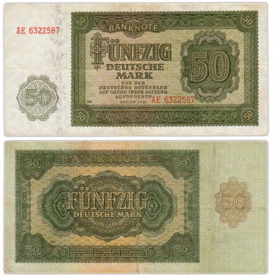 купить Германия 50 марок 1948 (Pick 14b)