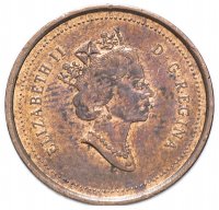 Купить Канада 1 цент (cent) случайный год (1997-2003)