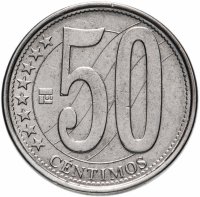 купить Венесуэла 50 сентимо (centimos) 2007-2009, случайная дата