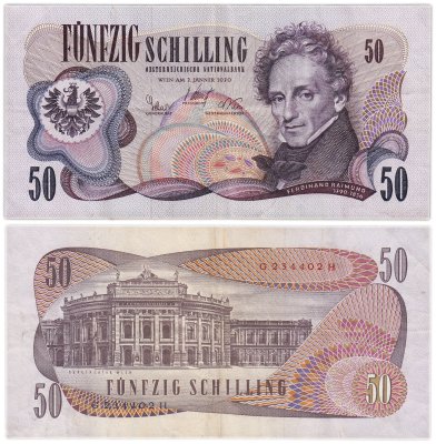 купить Австрия 50 шиллингов 1970 (Pick 143a)