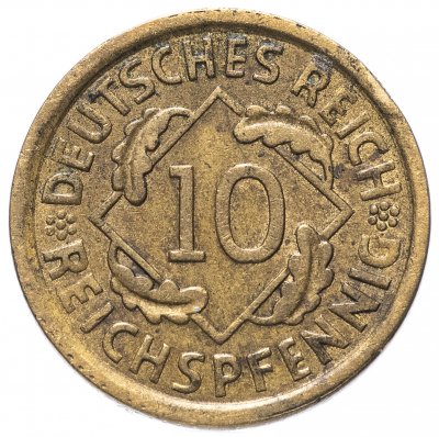 купить Германия 10 рейхспфеннигов (reichspfennig) 1935 - случайный монетный двор