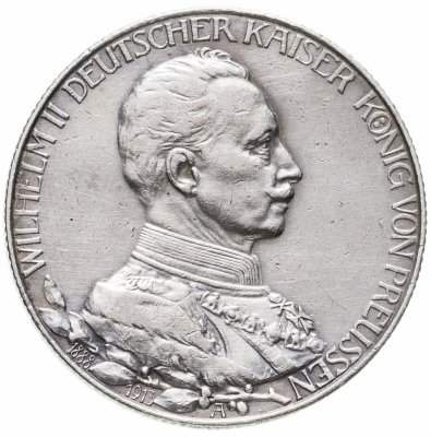 купить Германия (Империя) 2 марки (mark) 1913 25 лет правлению Вильгельма II
