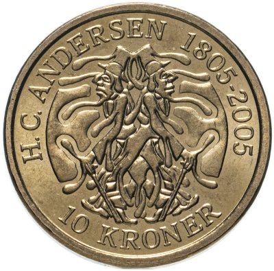 купить Дания 10 крон (kroner) 2006 Сказка - Тень