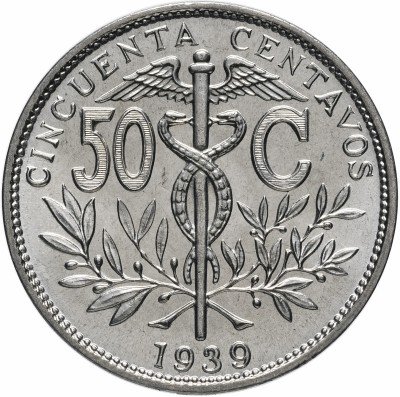 купить Боливия 50 сентаво (centavos) 1939