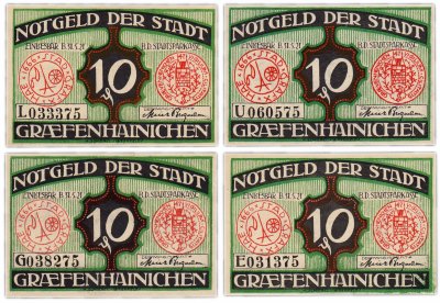 купить Германия (разные земли) набор из 4-х нотгельдов 1918-1922