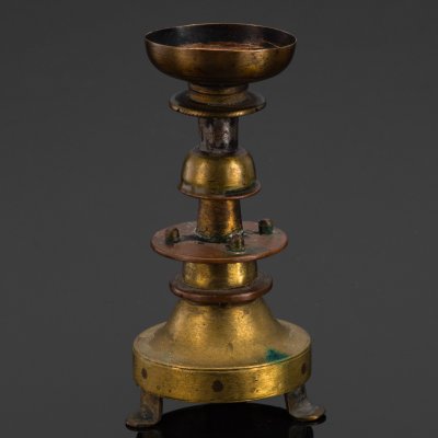 купить Подсвечник небольшого размера, латунь, Российская империя, 1890-1910 гг.