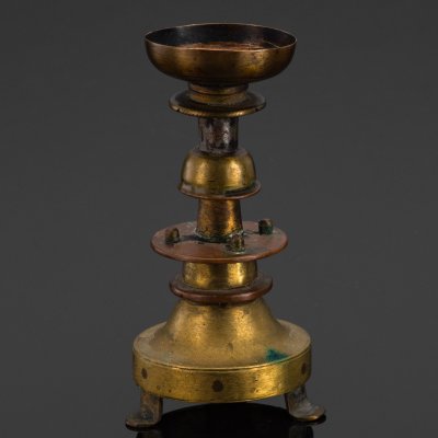 купить Подсвечник небольшого размера, латунь, Российская империя, 1890-1910 гг.