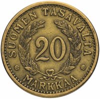 Купить Финляндия 20 марок (markkaa) 1939