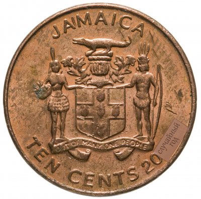 купить Ямайка 10 центов (cents) 1995-2012, случайная дата