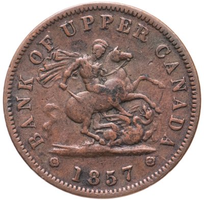 купить Канадские провинции 1 пенни 1857