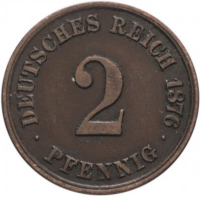 купить Германия 2 пфеннига 1876(А-А)