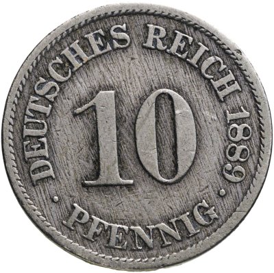 купить Германия 10 пфеннигов 1889