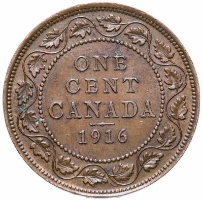 купить Канада 1 цент (cent) 1916