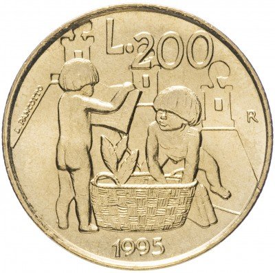 купить Сан-Марино 200 лир 1995 "Дети"