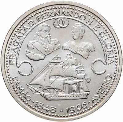 купить Португалия 1000 эскудо (escudos) 1996 "Восстановление фрегата Фернандо II "Gloria"