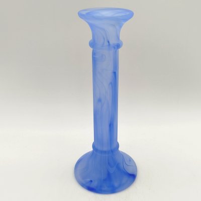купить Подсвечник на одну свечу голубоватого оттенка, Herner Glas, стекло, Германия, 2010-2015 гг.