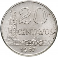 купить Бразилия 20 сентаво (centavos) 1967